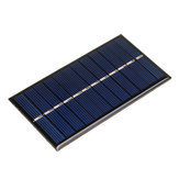 Panneau solaire mini 5pcs 6V 1W 60*110mm en polycristallin avec carte époxy pour projets DIY et apprentissage