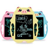 9-inch Smart Children Cartoon Pig LCD Writing Tablet Electronic Drawing Board Children's Smart Handwriting Draft Pad for Kids Adults for Home School Office 966801