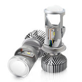 G6 H4 LED-Scheinwerfer mit Mini-Projektorlinse, 70W, klare Hi-Lo-Dualstrahlmuster-Scheinwerfer, 2 Stück, für Rechtslenker-Auto oder Motorrad