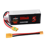 URUAV 22.2V 5000mAh 100C 6S Lipo Batterij XT90 Stekker met XT90 naar XT60 Adapterkabel voor RC Drone
