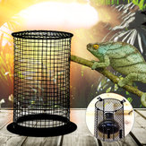 Reptile Anti-Verbrühungs-Lampenabdeckung für Arboreal Lizard Snake - Heat Mesh Cage Protector Schutzlampe Glühbirnengehäuse