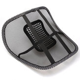 Silla de masaje para asiento de coche con soporte lumbar de malla ventilada y cojín