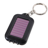 Solar Power Wiederaufladbare 3LED Taschenlampe Schlüsselbund Taschenlampe