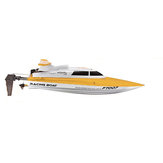 Ft007 2.4 g de 4 canais amarelo de alta velocidade barco de corrida rc