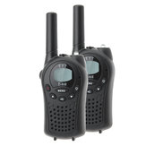 0.5w canales de automóviles uhf 688 t-radios de mini walkie talkie par negro