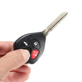 4 Button Remote Key Shell for Toyota Carola Fe 2008-2012 Uncut Blade
