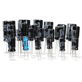 Conjunto de conjuntos sortidos de capacitores eletrolíticos Geekcreit® 1uF-2200uF 125pcs 25 valores
