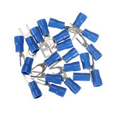 20 sztuk niebieskich złączek końcówek dźwigni z termokurczliwych przewodów