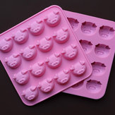 High Temperature Resistant Cute Pig Silicone Cake Mold