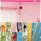 Imitated Crystals Beads String Curtain Window DIY Wall Decorations