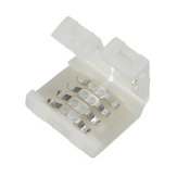 1PC Mini 4-Pin RGB Konektör Adaptör 5050 RGB için LED Şerit 10mm Lot