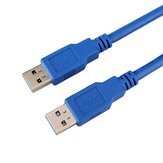 1 m USB 3.0 A típusú dugó - A típusú férfi USB hosszabbító kábel az adatokhoz
