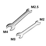 M3+M2/M4+M2.5 Kis hatszögletű anyanyél kulcs DIY RC modellekhez