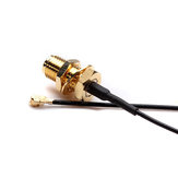 DANIU 10cm U.FL/IPX naar RP-SMA Female Antenne Pigtail Jumper Kabel