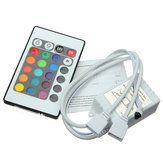 Controlador Remoto IR de 24 Teclas para Tira de LED RGB 12V DC