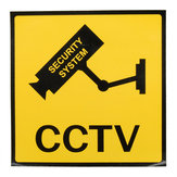 12 x 12 cm Überwachungskameras CCTV-Warnschild