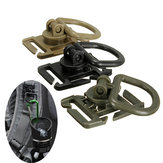 Molle Tactical 360 Degree Rotation D Ring Buckle For Vest Backpack