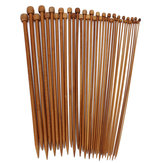 36pcs Bamboo Knitting Needles Sweater Scarf Needlework Accessories