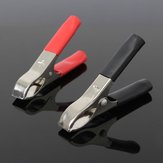 2pcs Alligator Clip Battery Test Lead Clips 50A Red + Black 75mm