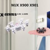 MJX X900 X901 3D لفة 2.4G 6-أكسيس الأولى Nano استطلاع هيكساكوبتر 