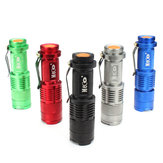 MECO Q5 500LM Multicolor Zoomable Mini LED Taschenlampe 14500/AA