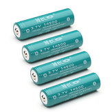 4pcs batteria agli ioni di litio ricaricabile 14500 3.7v 1200mah meco