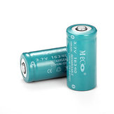 2PCS MECO 3.7v 1200mAh Reachargeable CR123A / 16340リチウムイオン電池