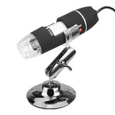DANIU USB 8 LED 50X-500X 2MP Microscópio Digital Endoscópio Lupa Vídeo Câmera