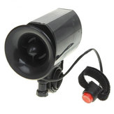 6 Alarm Sound Bicycle Horn With Mount Black 1.6F22 9V 100dB