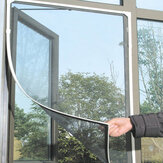 Fekete szúnyoghálós ablakvédő hálófüggöny