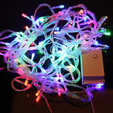 100 LED 10m Multicolor String Dekorasi Cahaya untuk Natal 110v