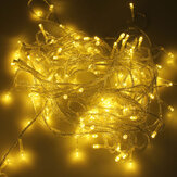 500 LED 50m luz de corda de decoração branca quente para festival 220V
