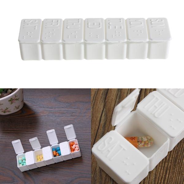 7 Day Pill Box Weekly Tablet Medicine Organizer Container Case Storage, Banggood  - buy with discount