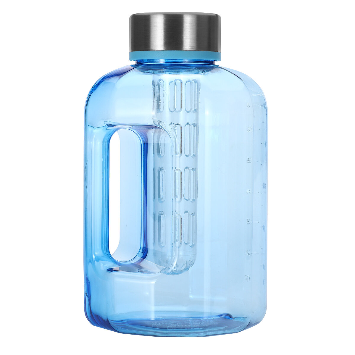 oße Sport-Trinkflasche mit 2,2L/84oz Fassungsvermögen ohne BPA mit Deckel für das Training im Fitnessstudio, Wandern und Radfahren.