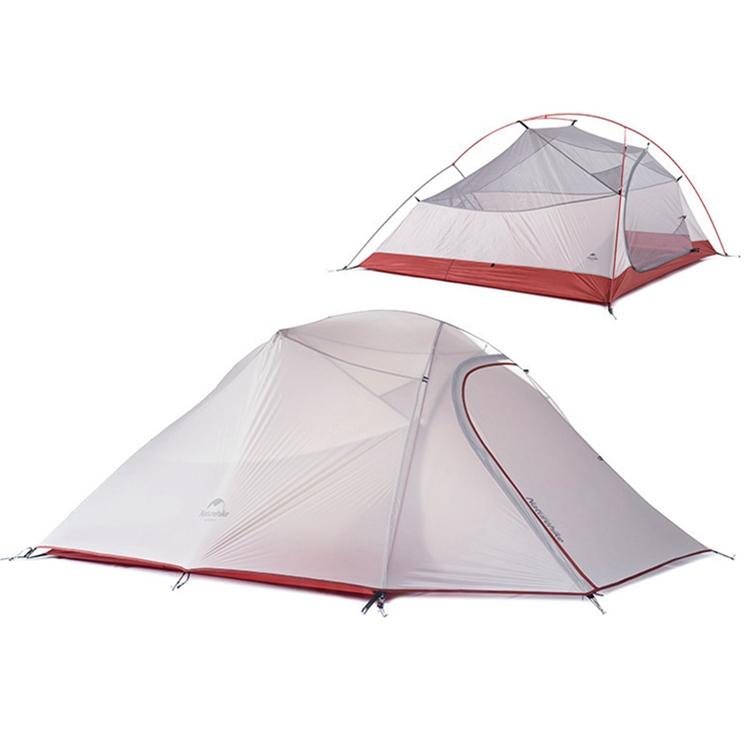 Naturehike NH15T003-T szabadtéri 3 személyes kemping sátor kétrétegű vízálló UV napernyő