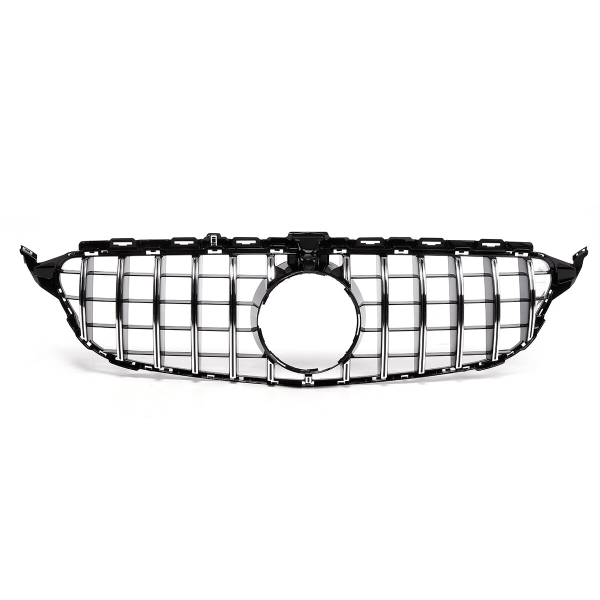 AMG GTR Style Grille Cover For Mercedes-Benz W205 C-Class 2015-2018 with Camera Hole