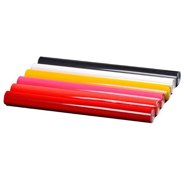 AEORC 2m White/Red/Yellow/Red And White Checkered PVC Heat Shrinkable Covering Film For RC Airplane