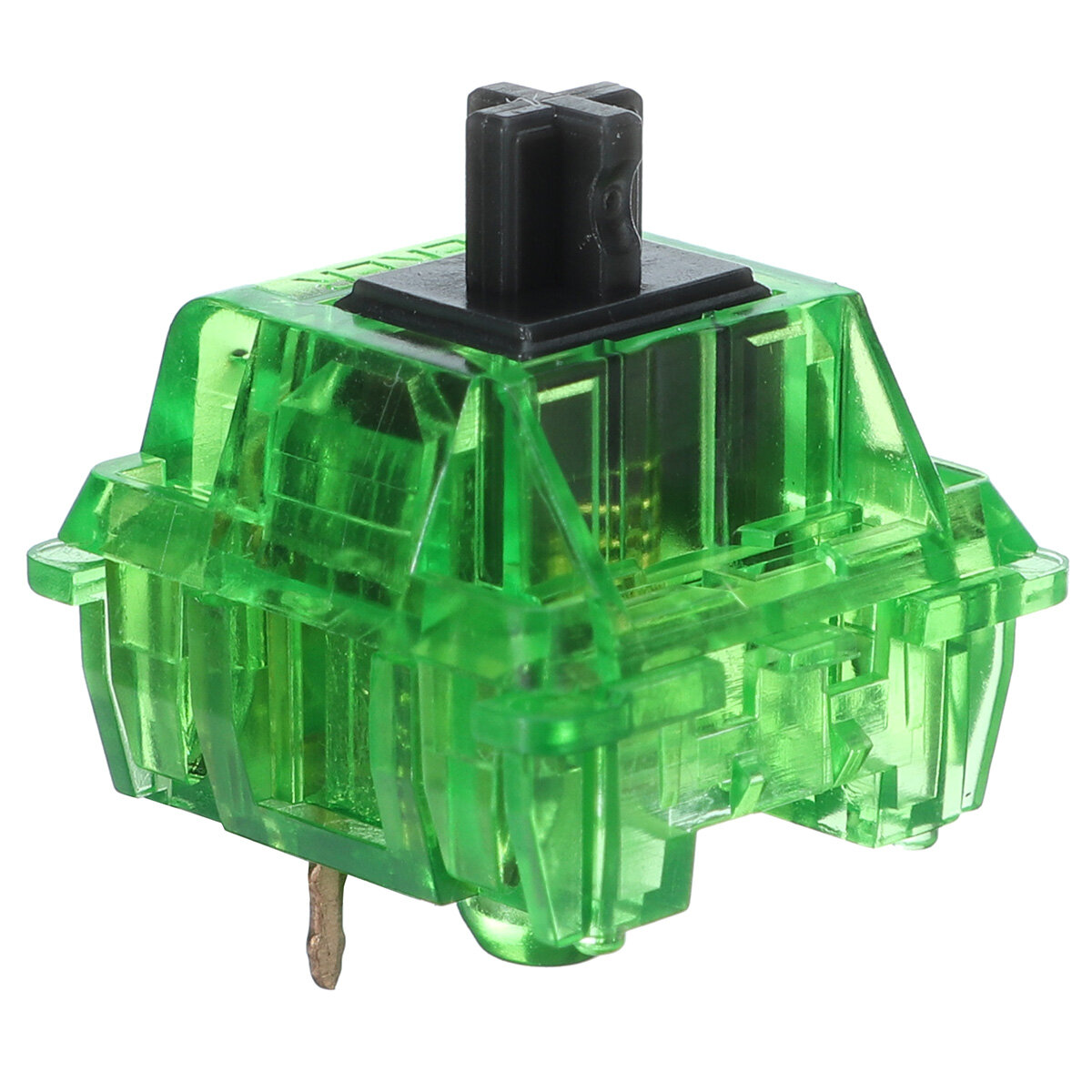 Feker 10/70/110 stks Mechanische Schakelaars 3Pin POM Stem Tactile Emerald Switches voor DIY Mechani