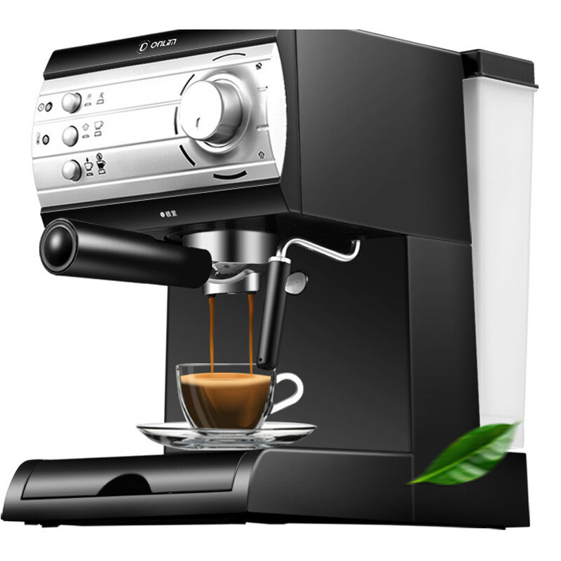 Donlim DL-KF6001 850W全自動コーヒーマシンスチームミルクフォームインスタントホームコマーシャル