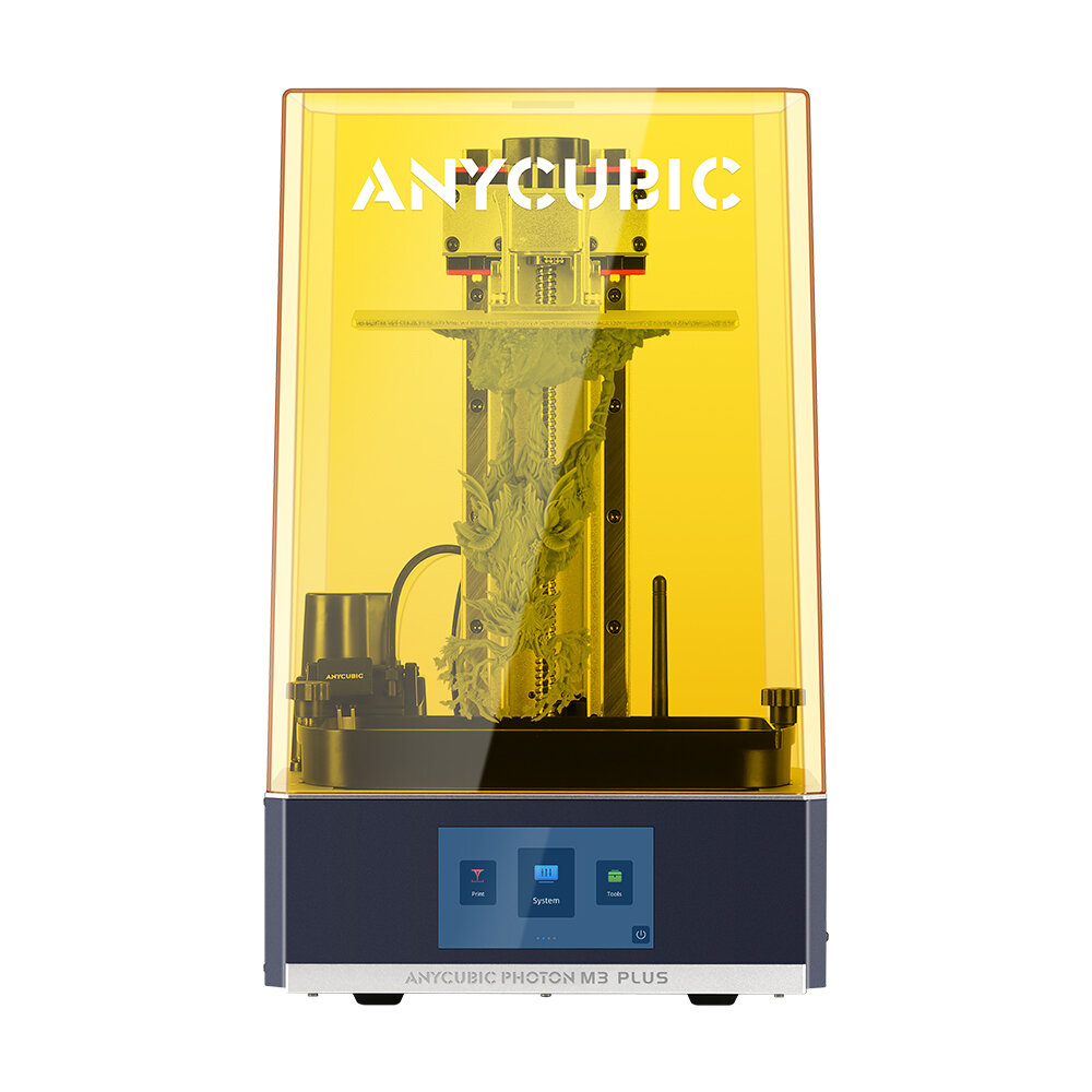 Anycubic® Photon M3 Plus LCD SLA 3D-printer 6K Resolutie Snel printen 245x197x122mm Afdrukformaat Anycubic Cloud One Touch Printing Slimme harsvulling