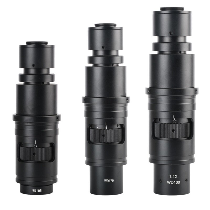 

KOPPACE 13X-91X/26X-182X/36X-255X Industrial Microscope Lens 0.4X Eyepiece 0.7X-5X Zoom Objective 25mm C-Mount Interface