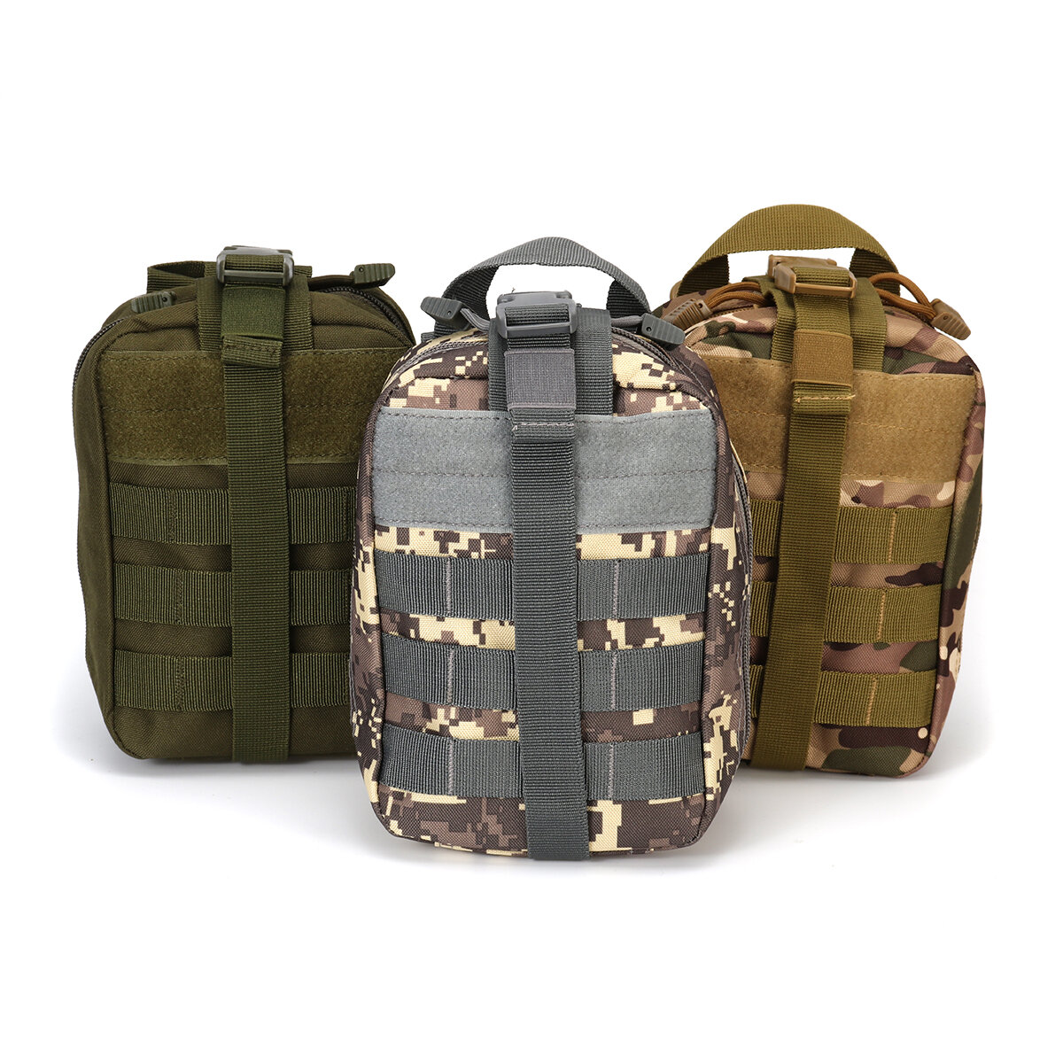 Bolsa de cintura tática de 2,7 litros, bolsa de cinto militar, bolsa de armazenamento suspensa para atividades ao ar livre, camping e caça.