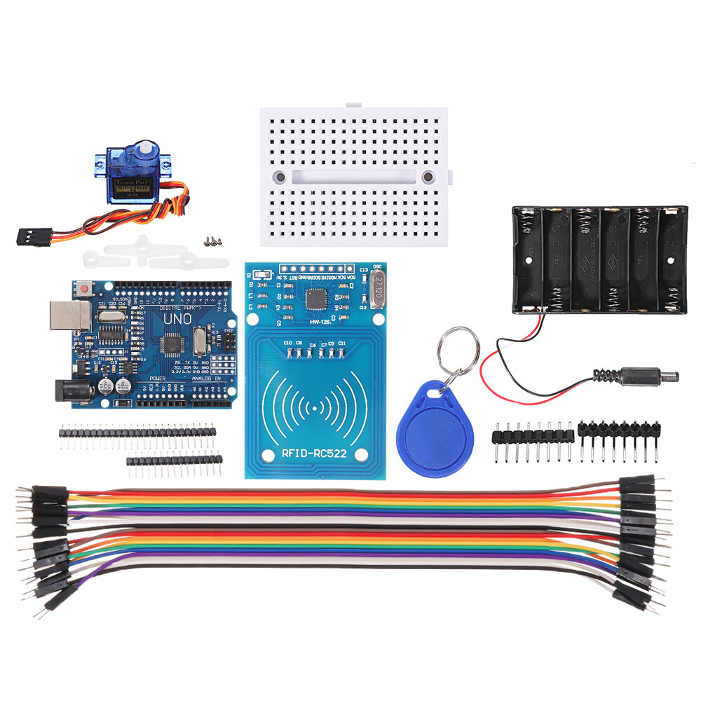 

RFID RC522 RF Sensor Module Kit Door Access Control Kits UNO R3 MEGA Nano Beginner Starter Geekcreit for Arduino - produ