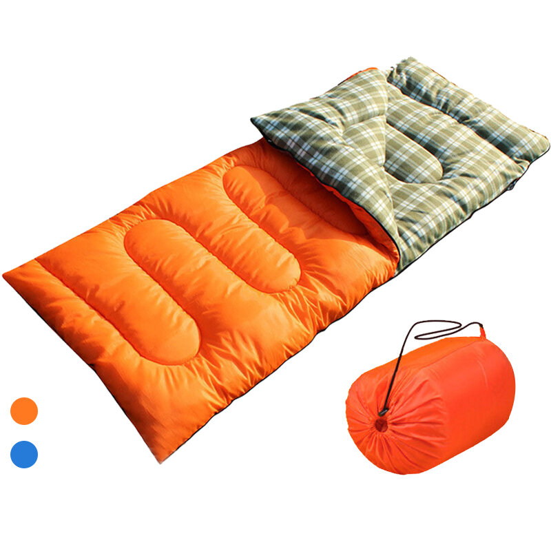 IPRee® Tek Kişilik Uyku Tulumu Yetişkin Kış Sıcak Polyester Uyku Tulumu Açık Kamp Seyahat.