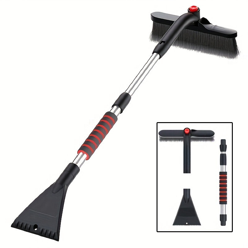 

Car Snow Shovel Multifunctional Extendable Ice Scraper and Snow Brush Combo Window Glass Defrost Scraping Snowboard Wint