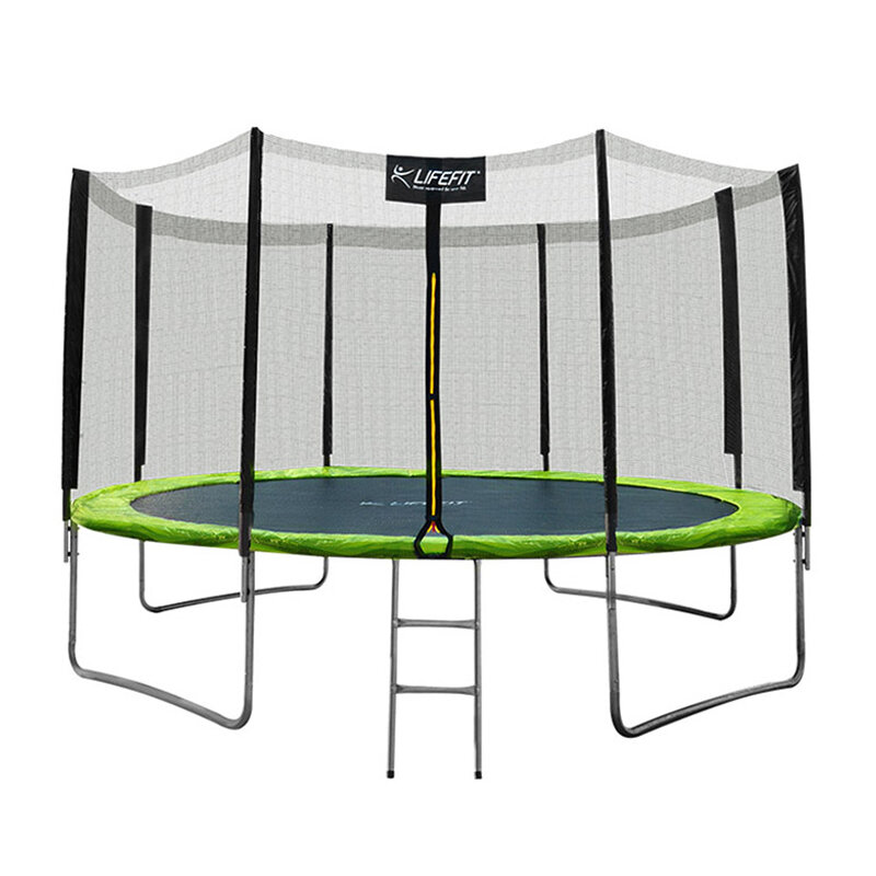 [EU Direct] LIFEFIT 12 Feet Trampoline 366cm High Quality Practical Trampoline With Safe Protective Net Jump Safe Bundle