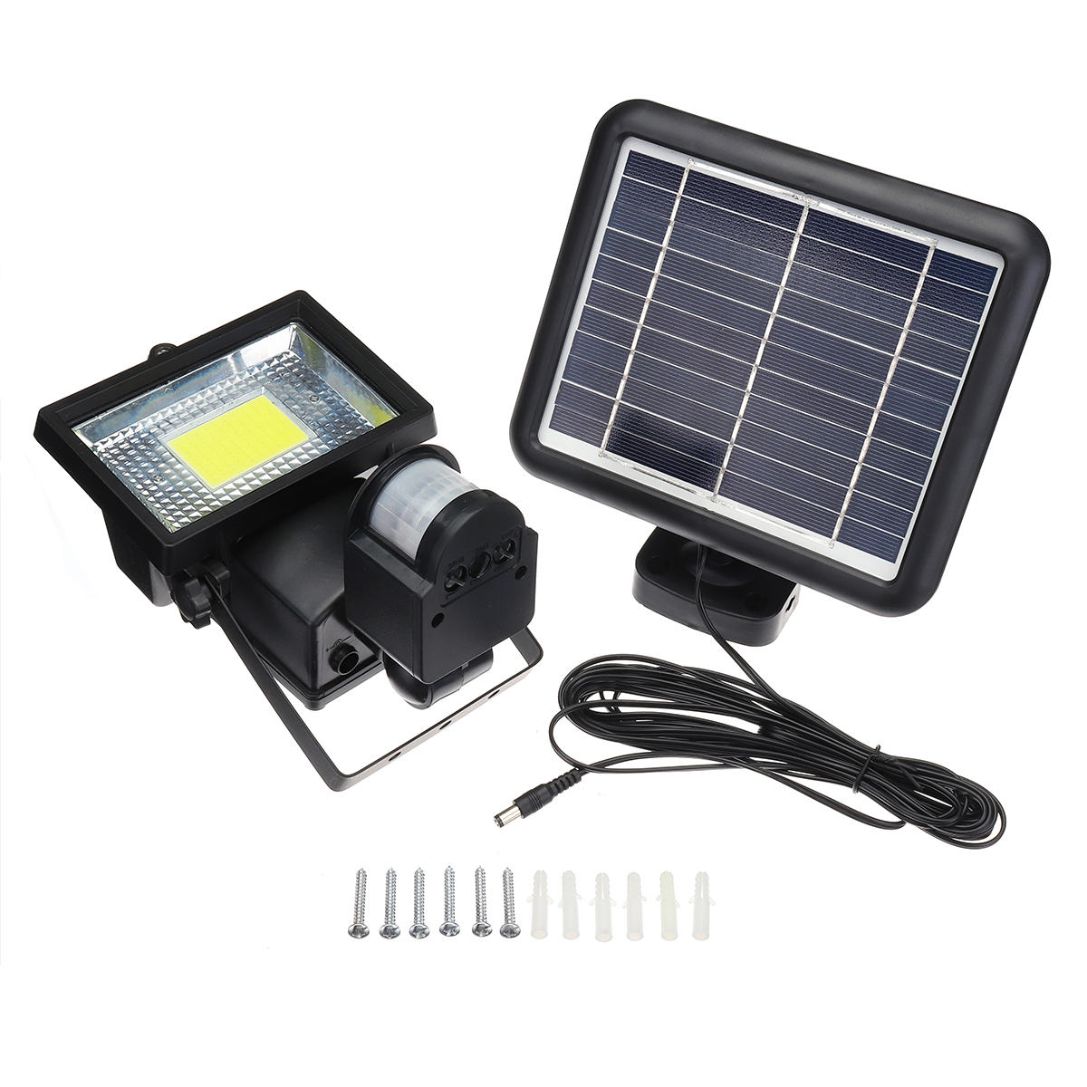 5.5V 3W 100 LED KACZAN Solar Power Sensor Lampka ścienna 3 tryby Lampa Outdoor Emergency Lantern