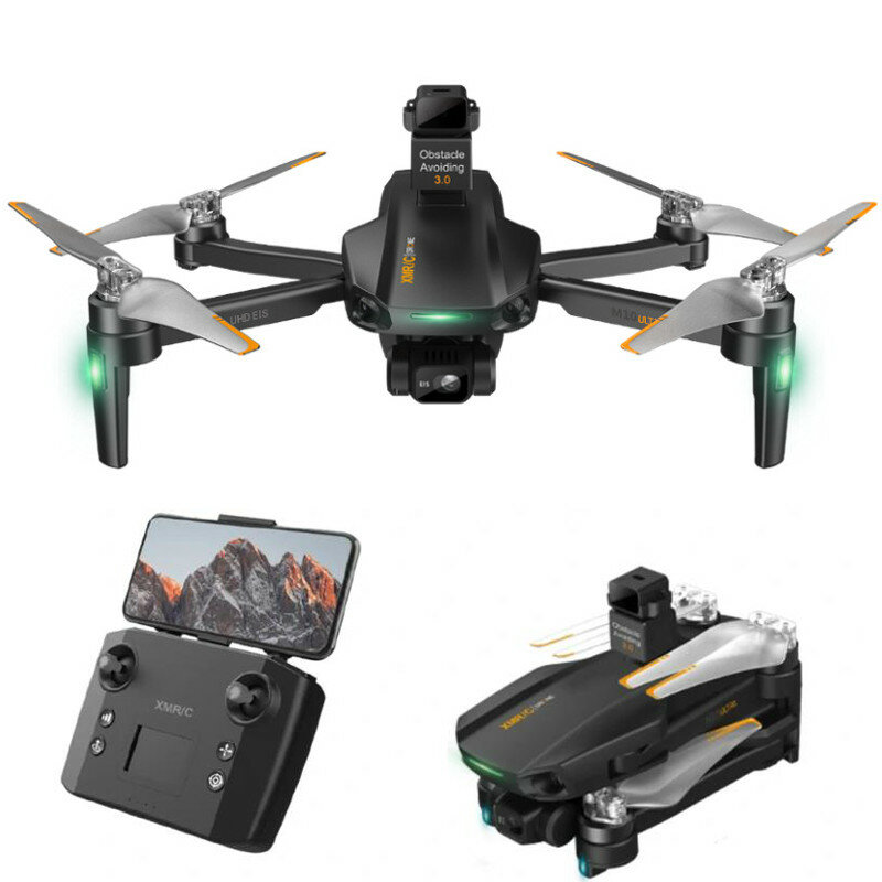 

XMR/C M10 Ultra S+ Plus GPS 4KM Repeater Digital FPV with Real 4K HD Camera 3-Axis EIS Gimbal 360° Obstacle Avoidance Br