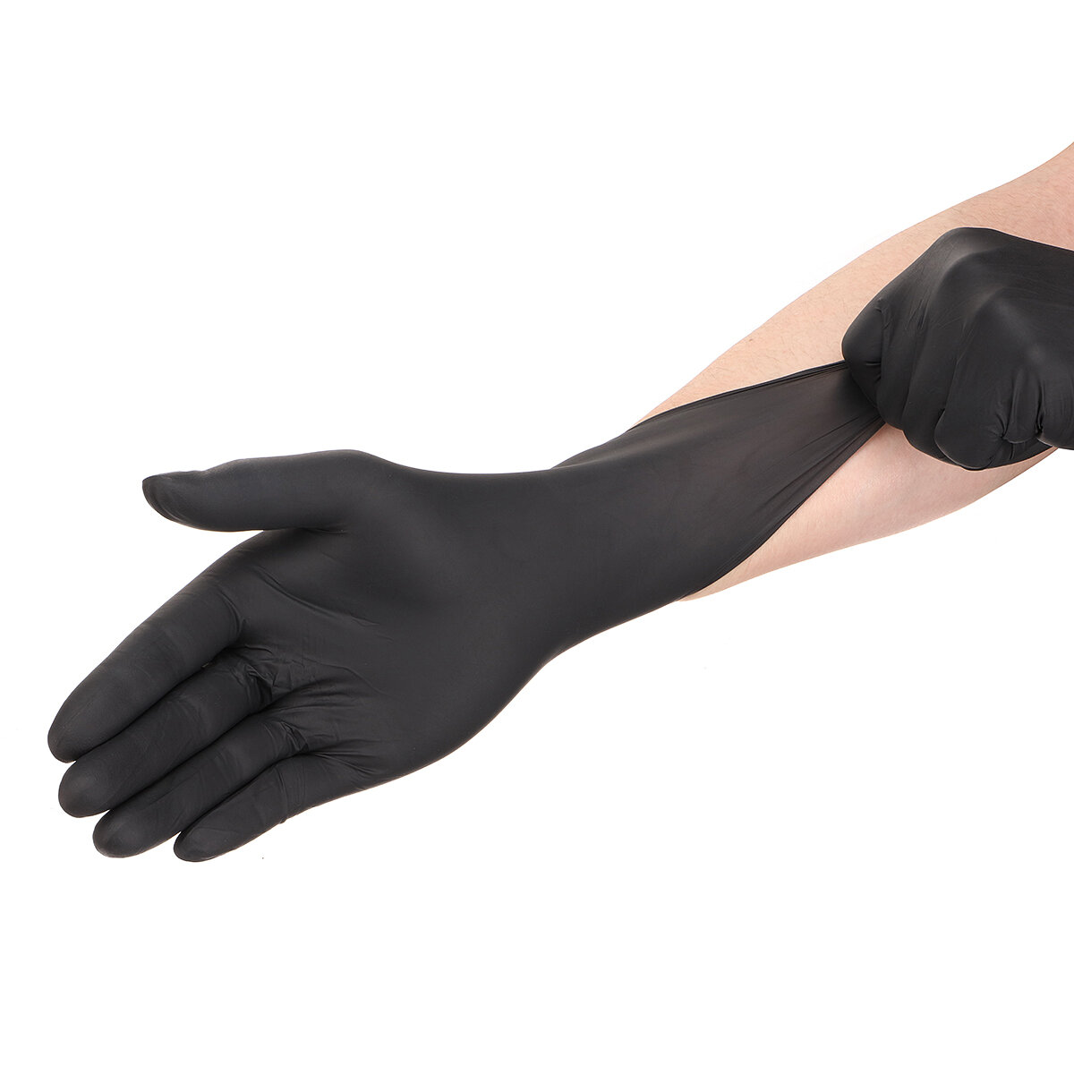 

100шт Caveen нитриловые перчатки, одноразовые перчатки, без пудры, без латекса, противоаллергические, износостойкие S /