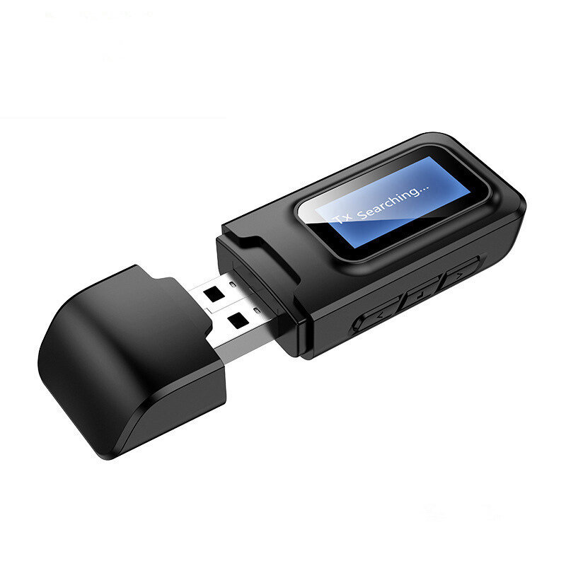 

Bakeey BT201 2 в 1 LCD Дисплей RX TX USB беспроводной bluetooth-адаптер 5,0 Приемник + передатчик стерео музыка 3,5 мм A